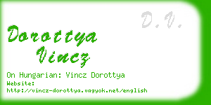 dorottya vincz business card
